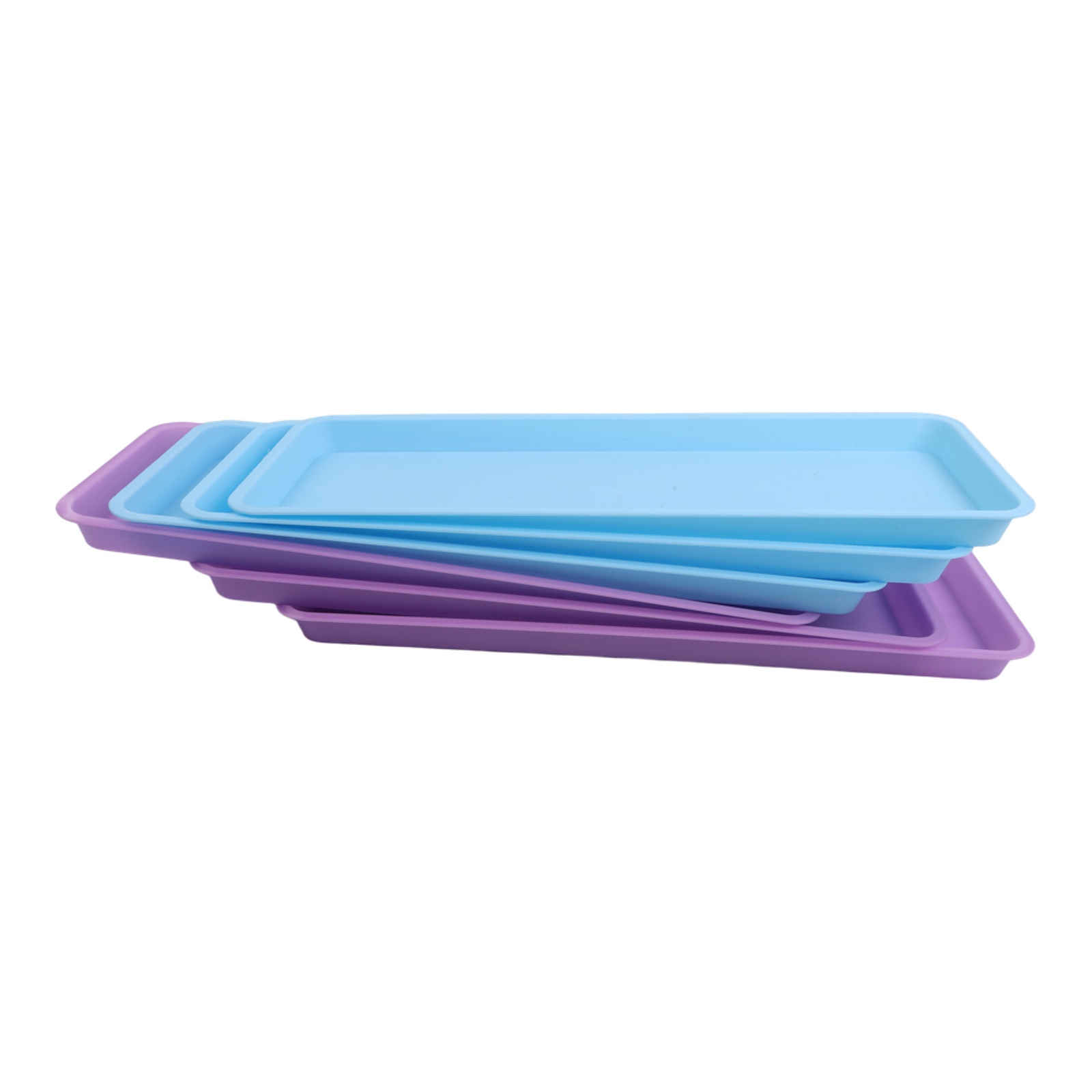 Drip Tray Saucer - Juego de 6 Platos Rectangulares de