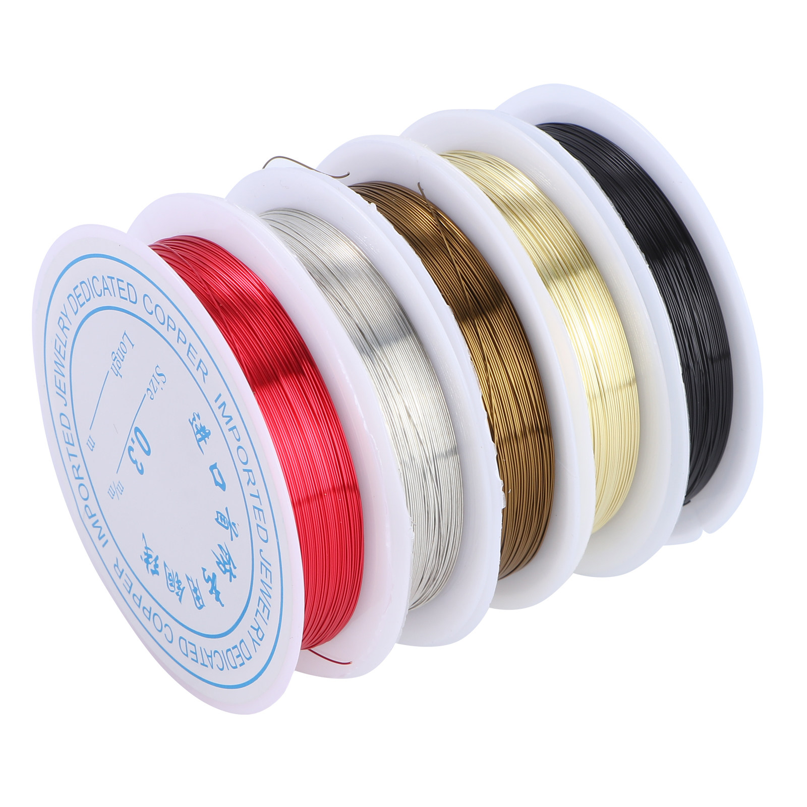 5 rollos de alambre de cobre d - Copper Wire Roll reseña y precio