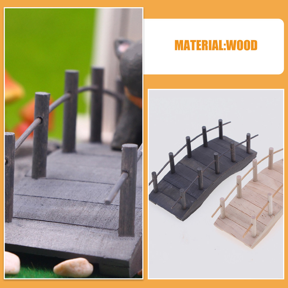 2 unidades de mini puentes en  - Bonsai Garden Landscape Design reseña y precio