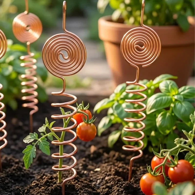 Estacas de cobre para plantas  - Copper Wire Roll reseña y precio