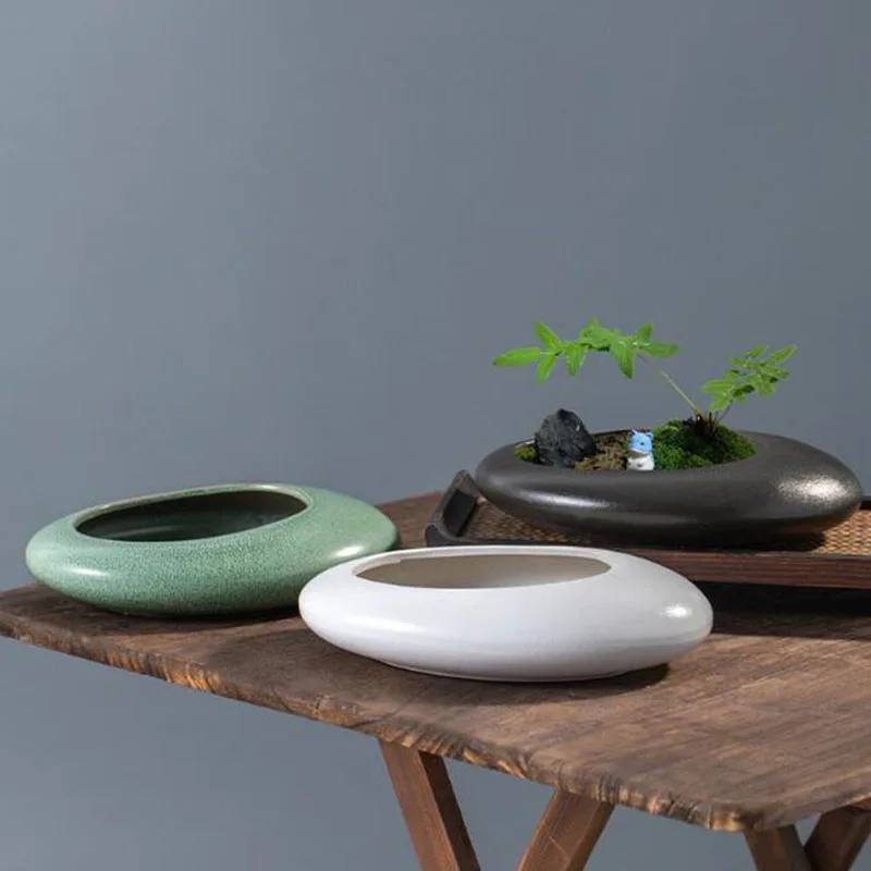 Jarrón de cerámica de textura  - Bonsai Garden Art reseña y precio